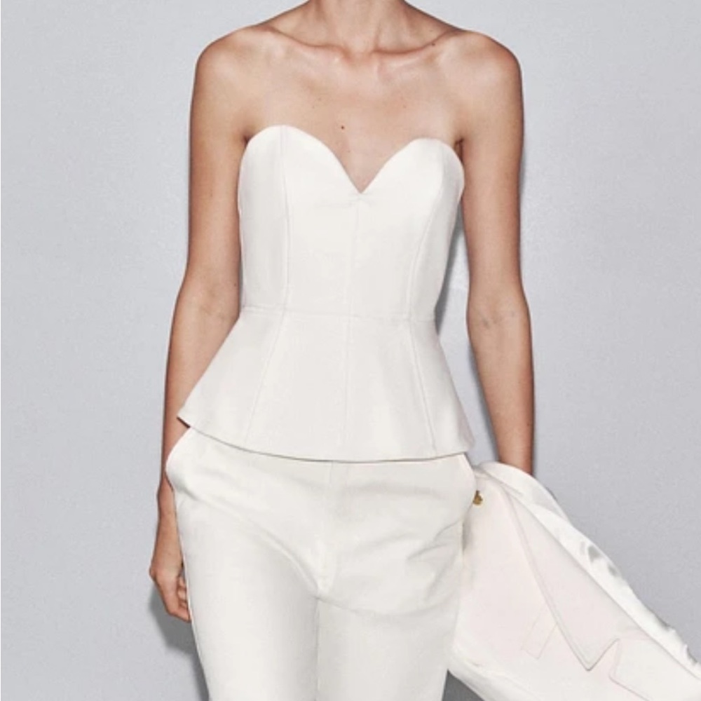 Zara bustier top